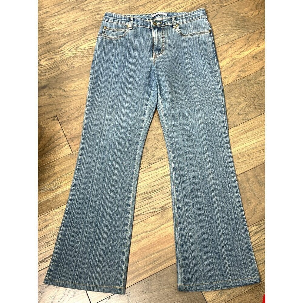 CABI Boot Cut Jeans Blue Sz 4 #895 EUC